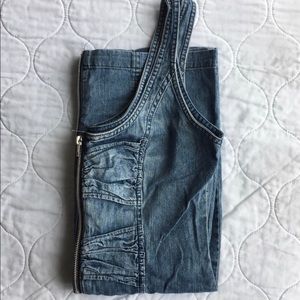 Denim Overall Dress